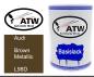 Preview: Audi, Brown Metallic, L98D: 500ml Lackdose, von ATW Autoteile West.